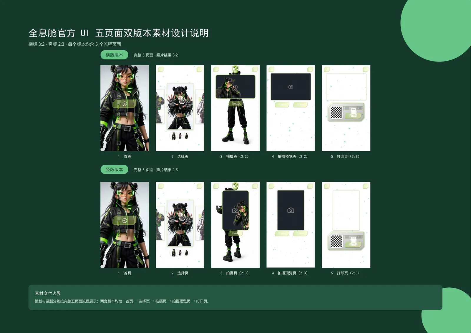 页面素材设计说明